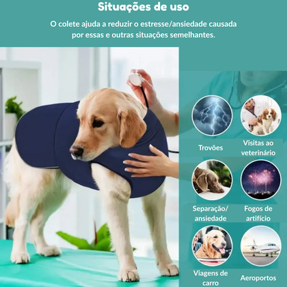CalmVest™ – Colete Calmante com Tecnologia CalmPress™