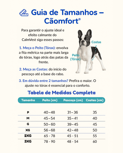 CalmVest™ – Colete Calmante com Tecnologia CalmPress™
